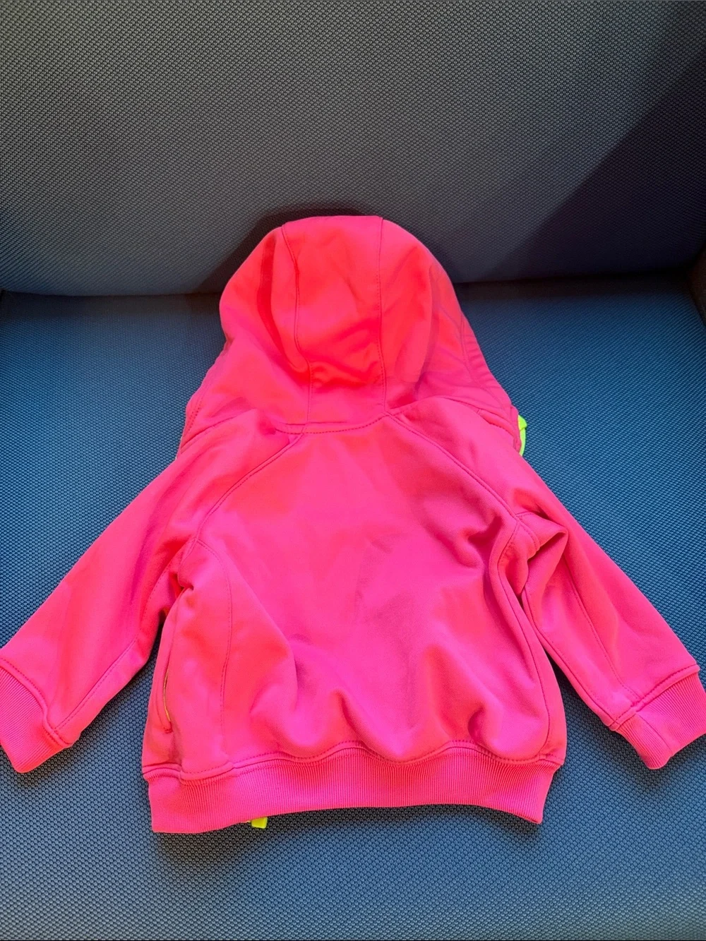 Nike Therma-Fit Hot Pink Hoodie and Joggers Set w/ Neon Accents-3-6 months - Picture 8 of 12